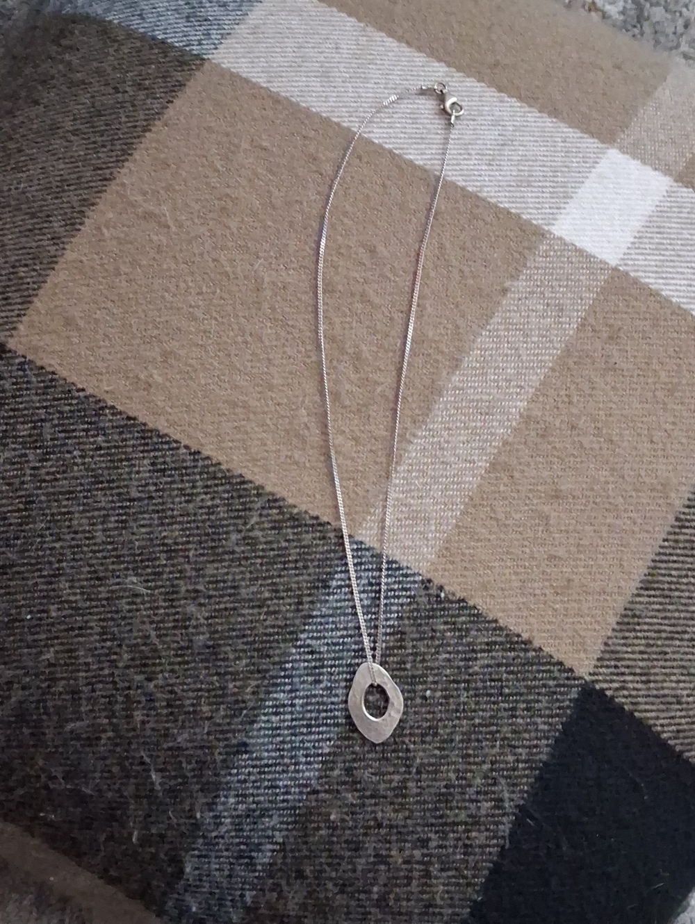 Silpada Sterling Silver Teardrop Pendant Necklace - Silver